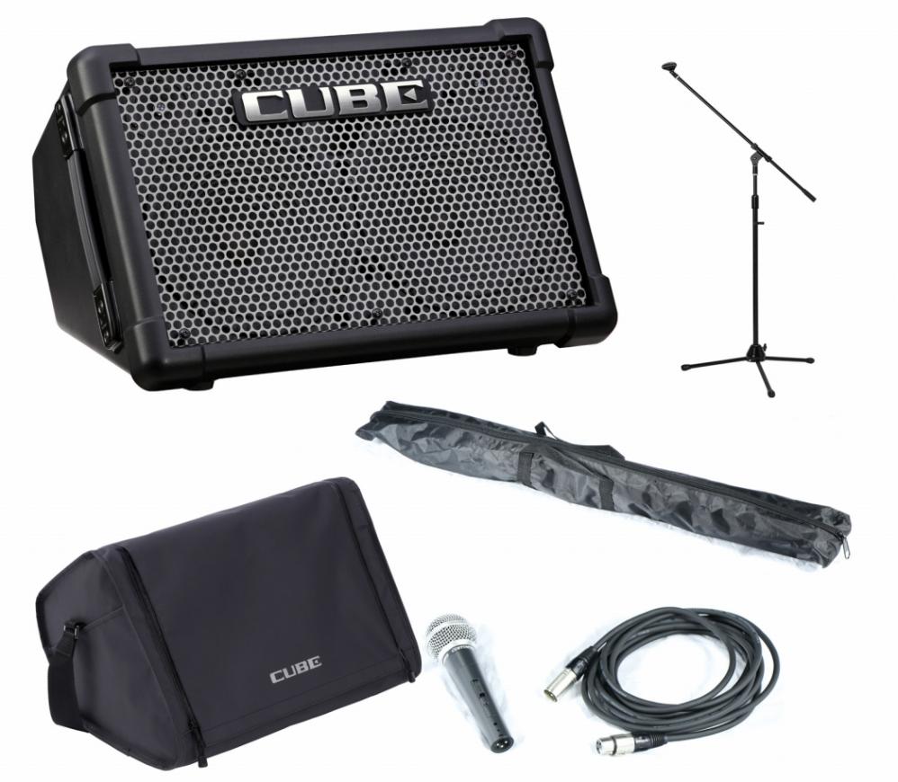 専用です。Roland/CUBE STREET純正ケースマイクケーブル Roland / CUBE STREET EX 純正ケース・マイク・ケーブル・マイク
