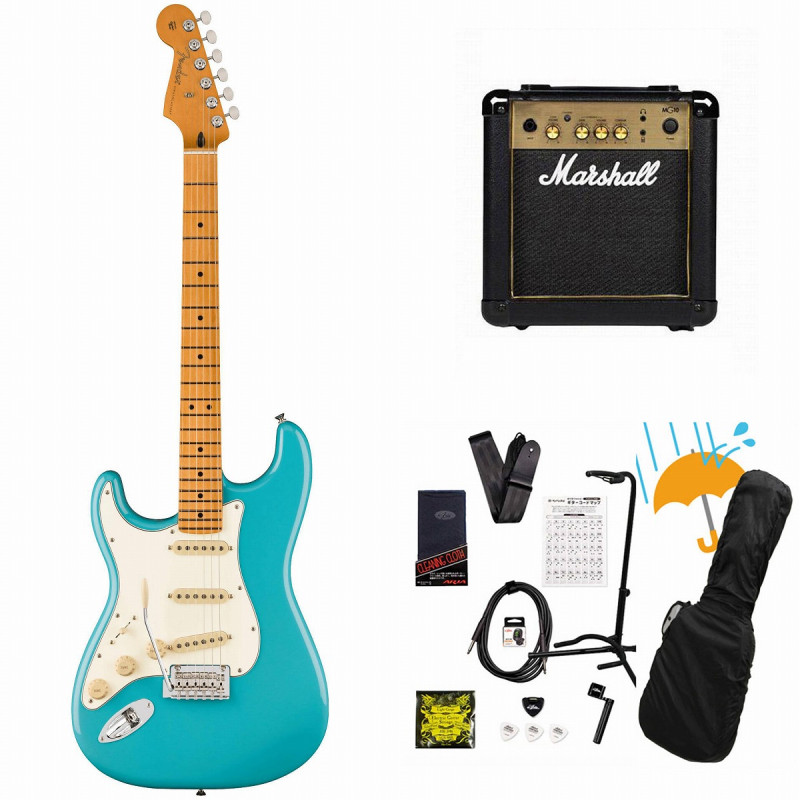 Fender / Player II Stratocaster Left-Handed Maple FB Aquatone Blue