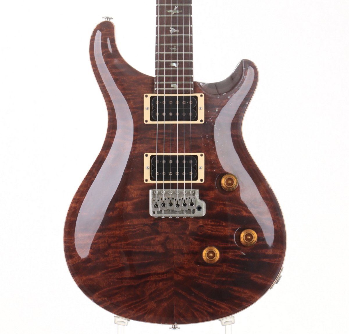 古着大好きPRS 93年製メイプルトップスタンダード24 カスタム24 PRS SE Custom24 Blue Matteo Natural Back エレキギター ポールリード
