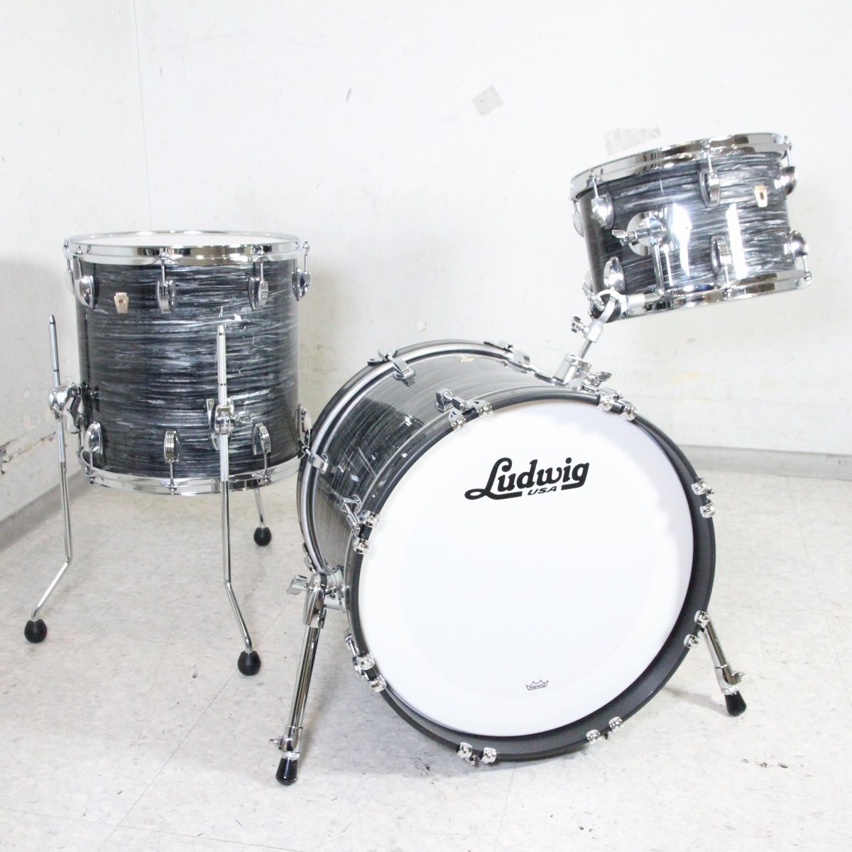 中古】LUDWIG / CLASSIC MAPLE 3PCS Drumset 18/12/14 Vintage Black