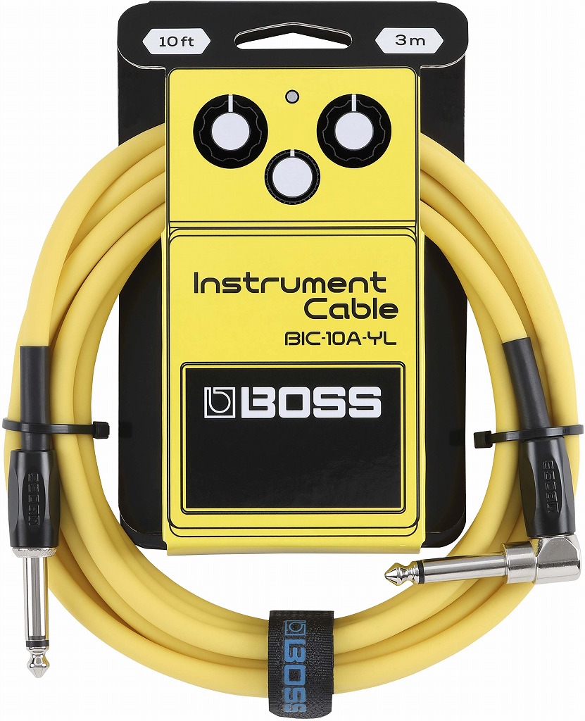 BOSS / BIC-10A-YL Instrument Cable イエロー ボス ギターケーブル ギターシールド 3m 3メートル