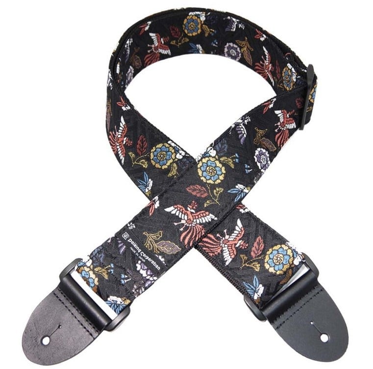 DAIKING / DGS-NSHO60 紗綾形鳳凰柄 ギターストラップ | ストラップ