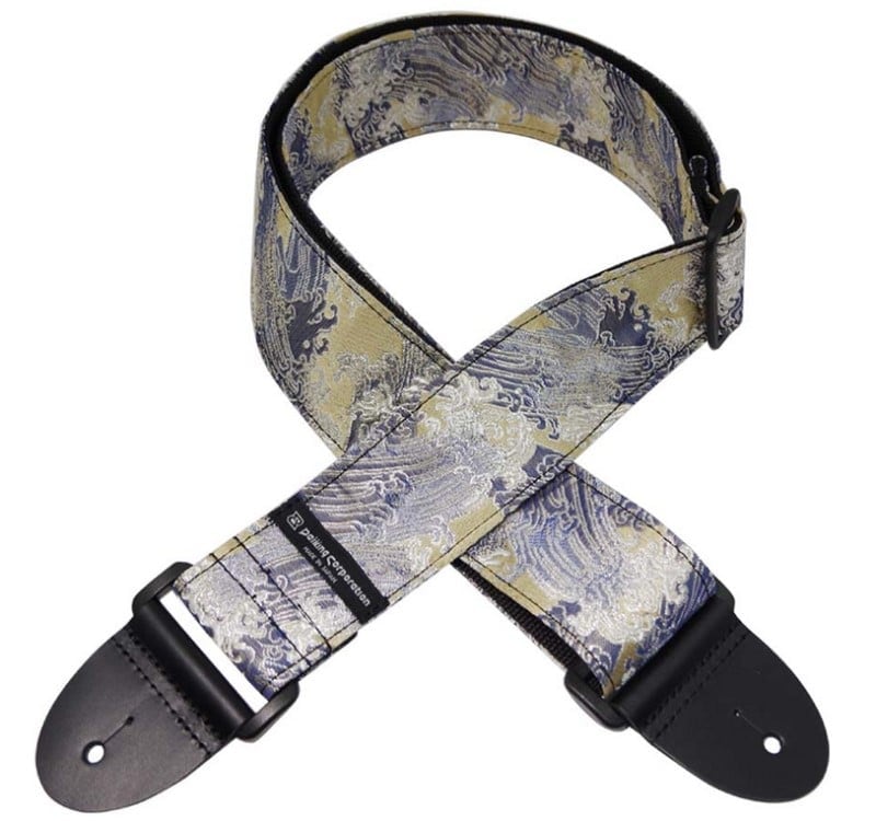 DAIKING / DGS-NKNG60 金欄波頭柄 ギターストラップ | ストラップ