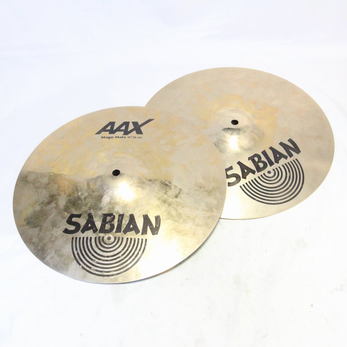 SABIAN AAX L HATS 14” ハイハット　シンバル SABIAN AAX METAL HATS 14” ハイハット シンバル