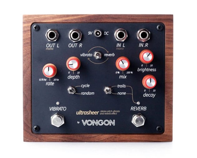 VONGON / ULTRASHEER Stereo Pitch Vibrato and Reverb Effect