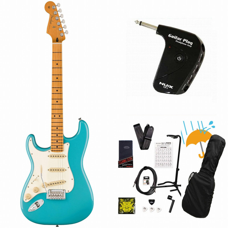 Fender / Player II Stratocaster Left-Handed Maple FB Aquatone Blue GP-1アンプ付属エレキギター初心者セットR
