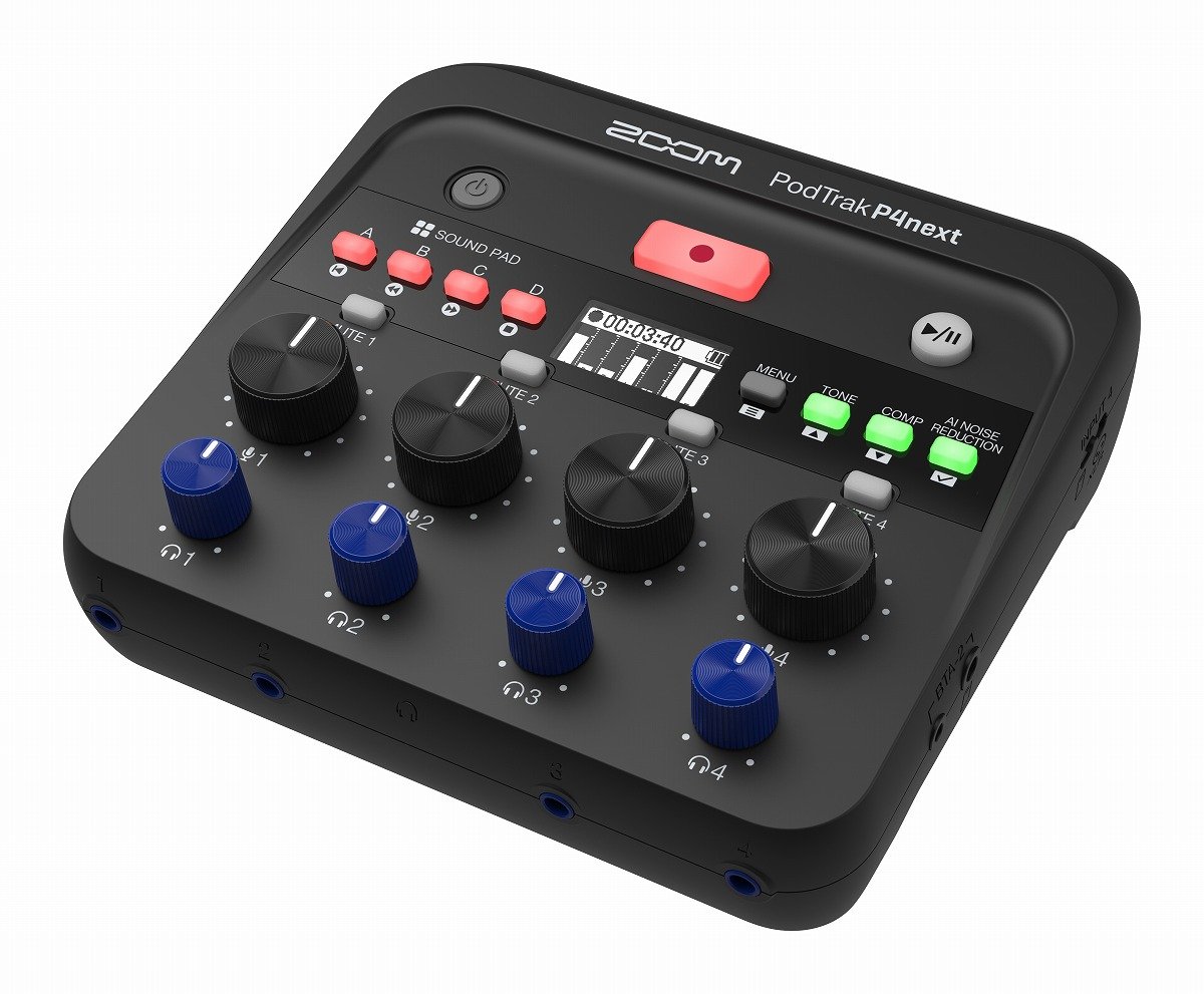 zoom ズーム P4 Amazon.com: Zoom PodTrak P4 Podcast Recorder, Battery Powered, 4