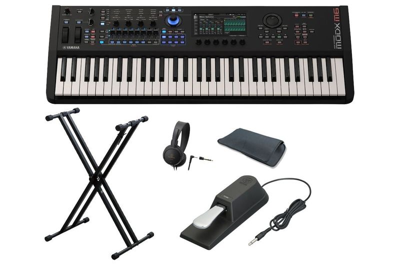 YAMAHA MOX6 シンセサイザー 本体 スタンド ペダル付 YAMAHA ヤマハ / MODX M6 [純正ペダル(FC4A)＆スタンドセット！] 61鍵