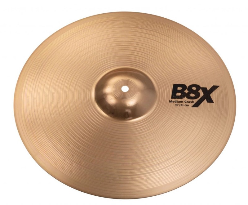 SABIAN / B8X-16MC セイビアン B8X MEDIUM CRASH 16インチ クラッシュ シンバル【お取り寄せ商品】