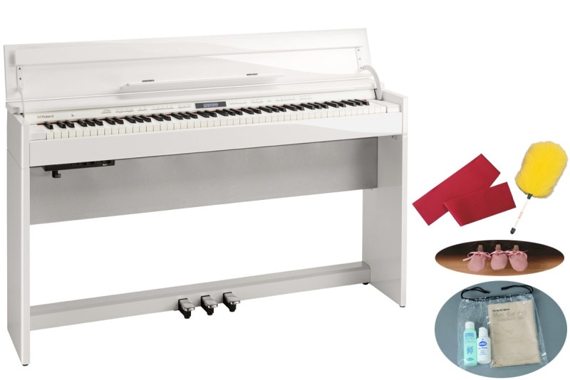 (全国組立設置無料)Roland / DP603 PWS 白塗鏡面艶出し塗装仕上げ (DP-603)【お手入れセットプレゼント】