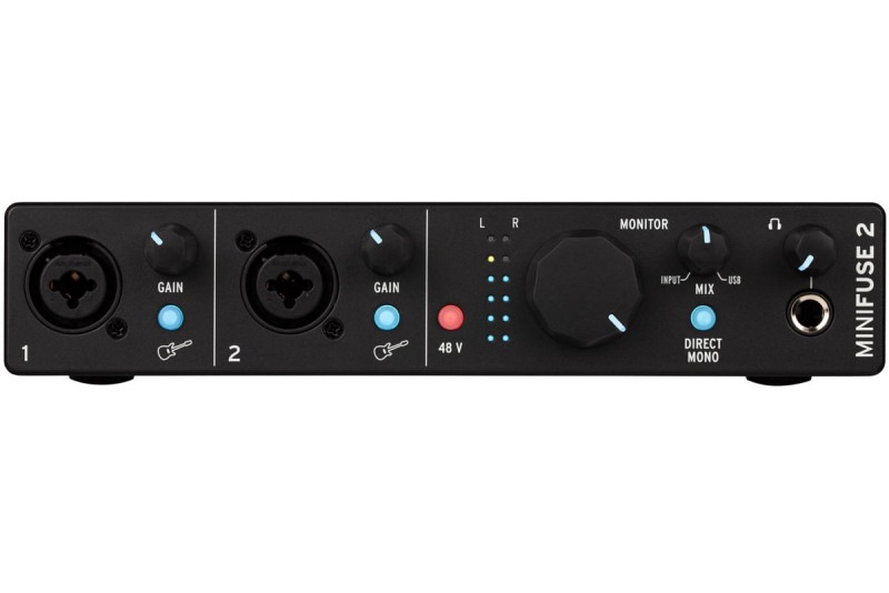 Arturia アートリア / MiniFuse 2 BK (ブラック) 2イン/2アウト USB-C オーディオ＆MIDIインターフェイス