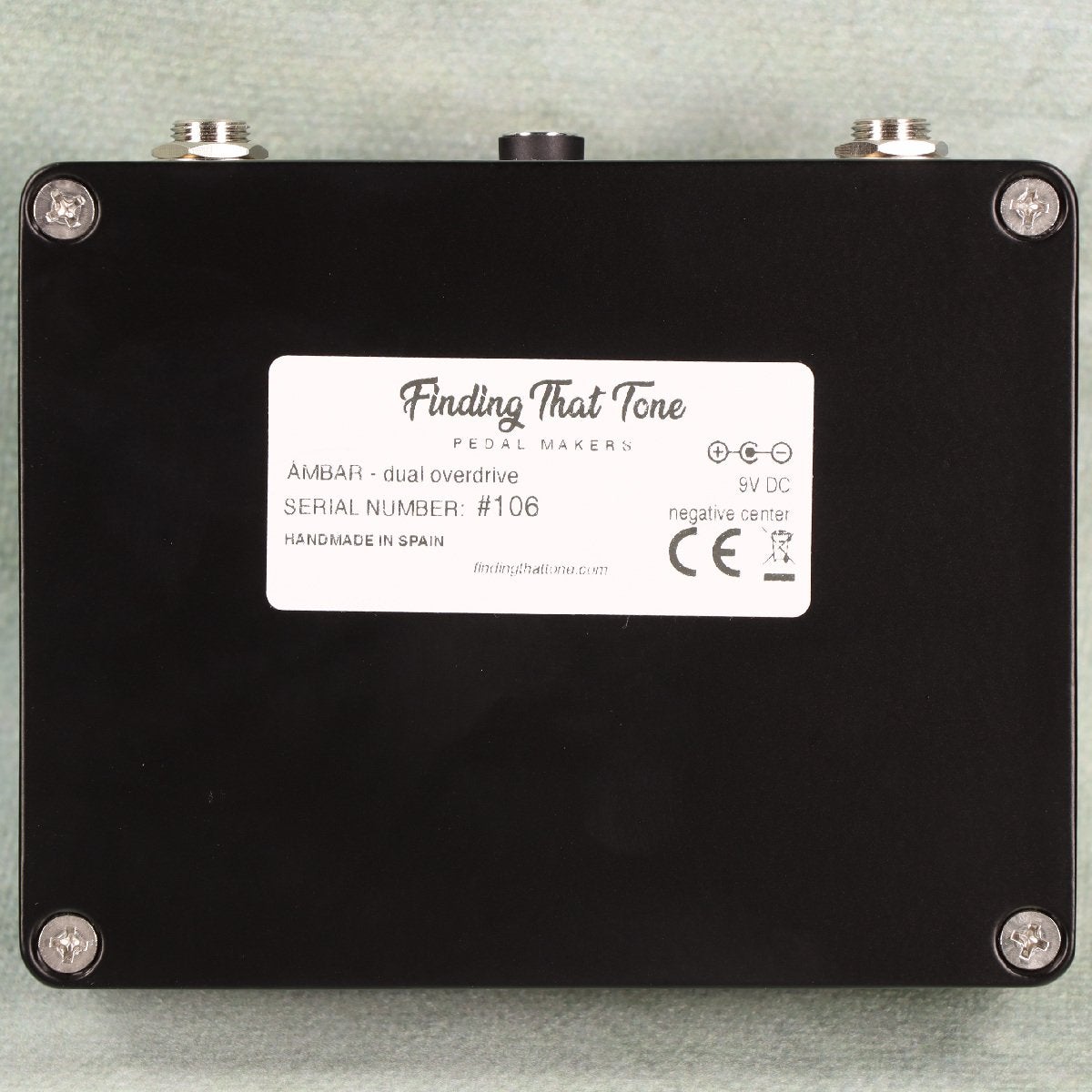Finding That Tone / AMBAR Matte Black Dual Overdrive オーバー