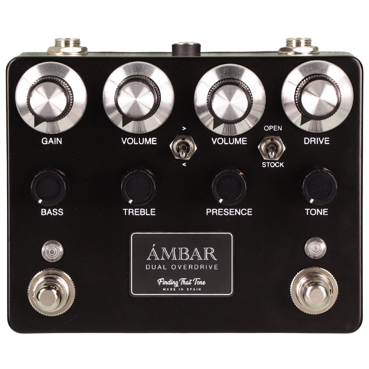 Finding that tone Ambar オーバードライブ Finding That Tone / AMBAR Matte Black Dual Overdrive オーバー