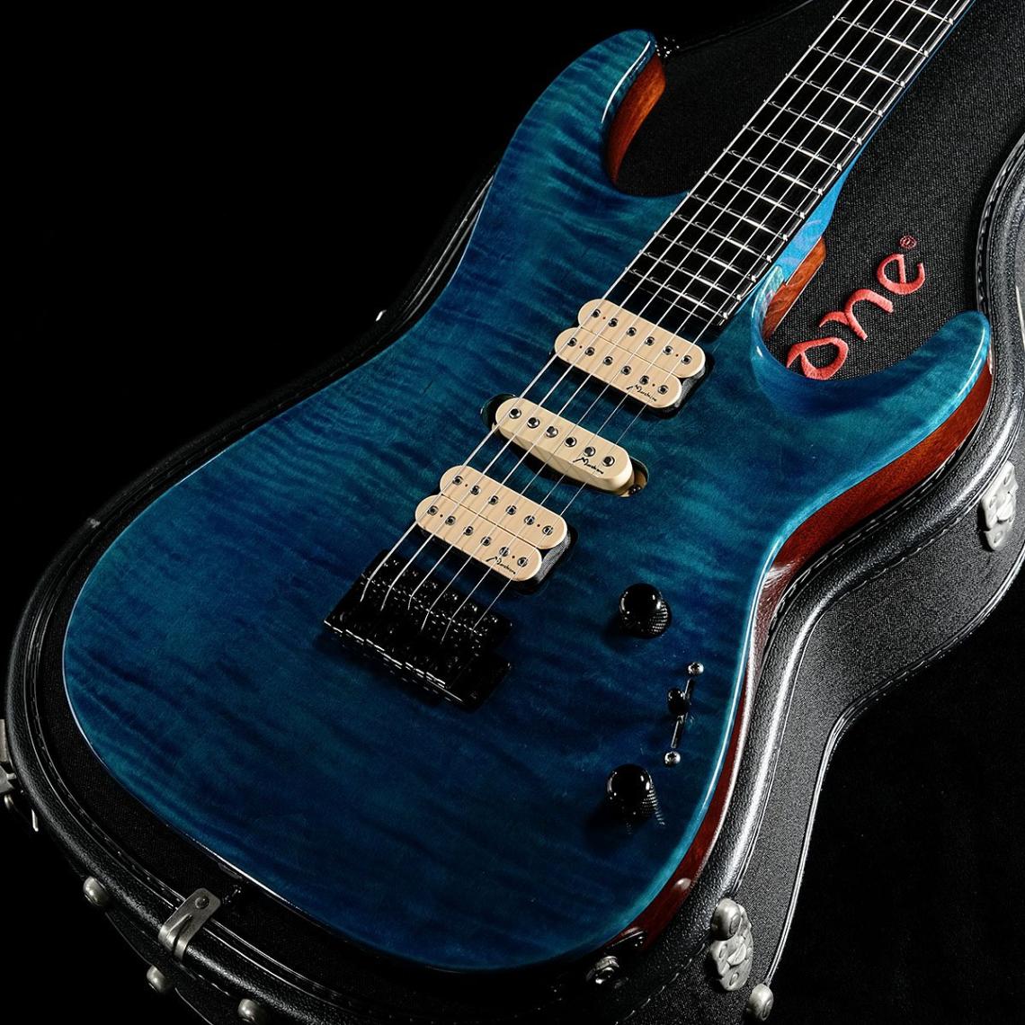 美品 Marchione Guitars Carve Top 中古】Marchione / Carve Top 1pc Flame Maple HSH Bolt-On Neck Trans