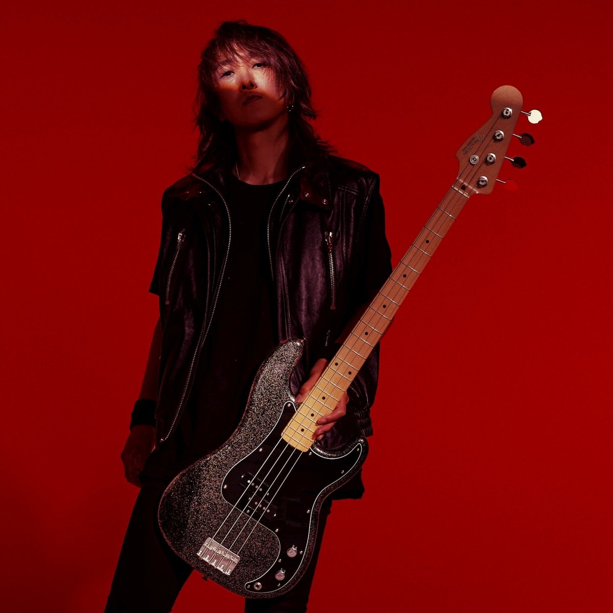 Fender &frasl; J Precision Bass Maple Fingerboard Black Gold フェンダー