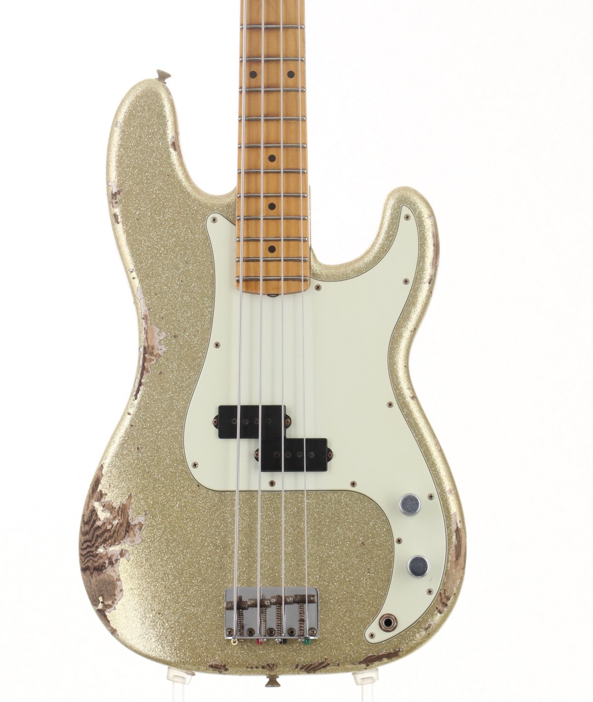 ベース J Fender Bass Heavy Relic Champagne Gold Custom Build J Signature Precision Bass Heavy Relic Champagne Gold
