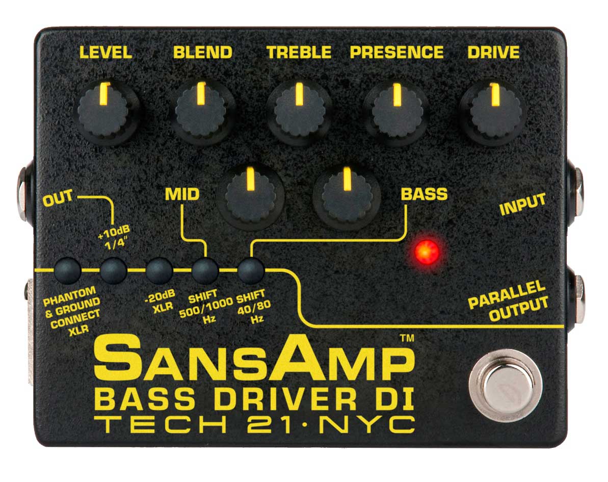 Tech 21 SansAmp Bass D DI V2 サンズアンプ アンプ・エフェクターセール品》TECH21 / SansAmp BASS DRIVER DI V2