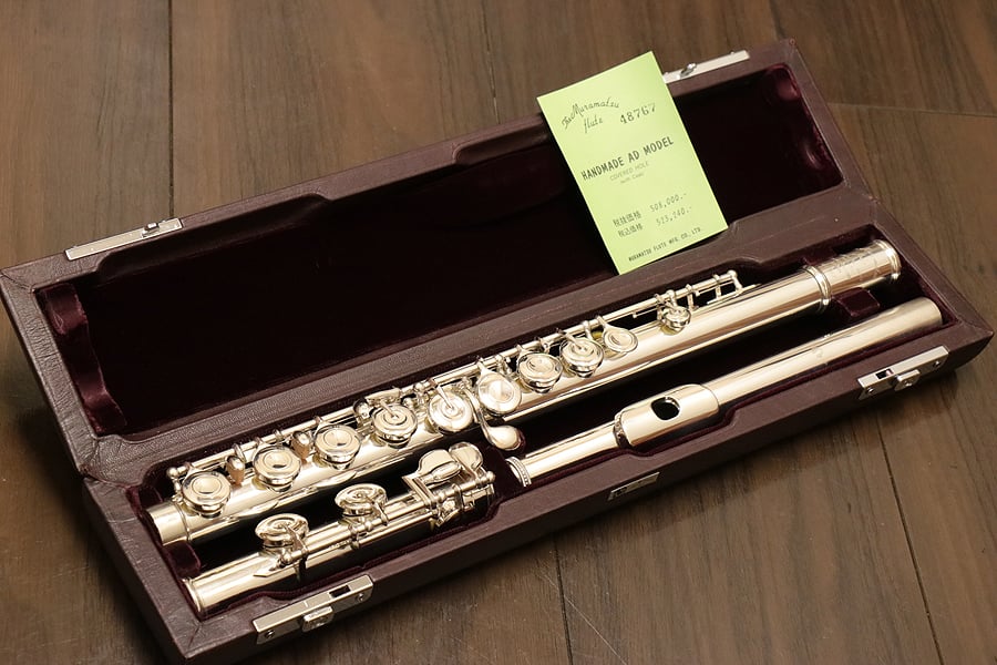 ムラマツ フルート 本体 総銀製 HAND-MADE AD 中古】MURAMATSU / ムラマツ AD CC 総銀製フルート 【1年保証