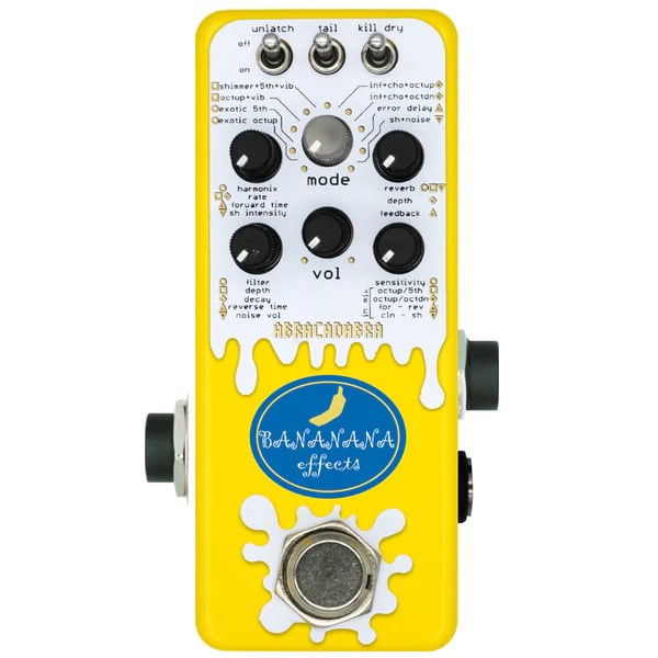 Bananana effects SLIP! 電池不要　レア BANANANA effects バナナナエフェクツ / ABRACADABRA CRAZY REVERB