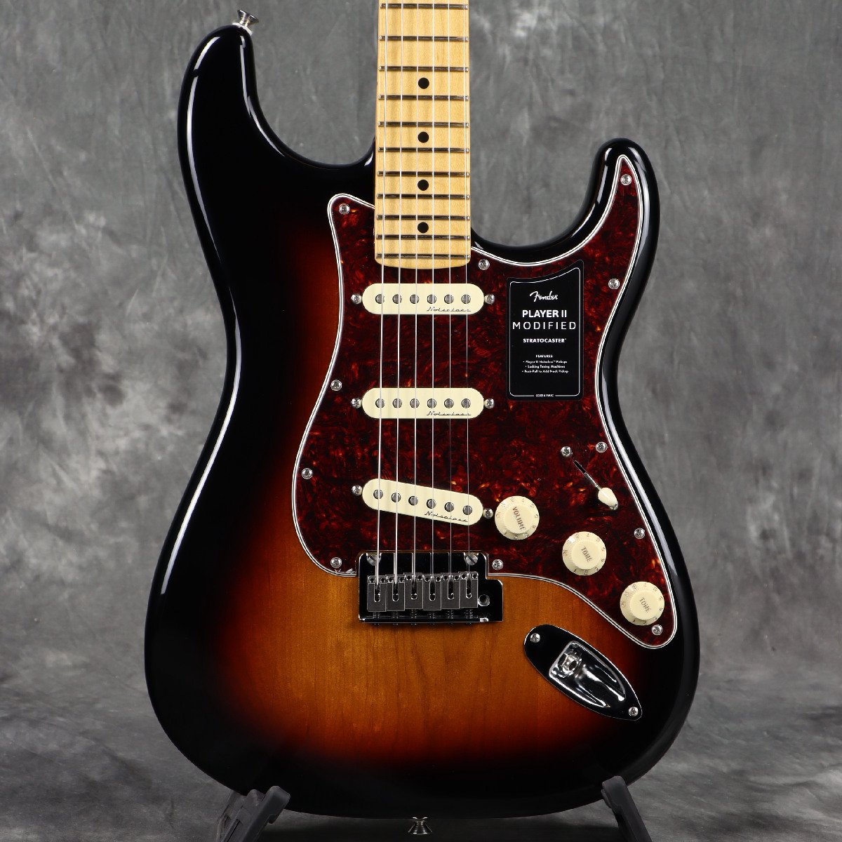 《WEBSHOPクリアランスセール》Fender / Player II Modified Stratocaster Maple Fingerboard 3 Tone Sunburst【3.84kg】[S/N MX24104302]