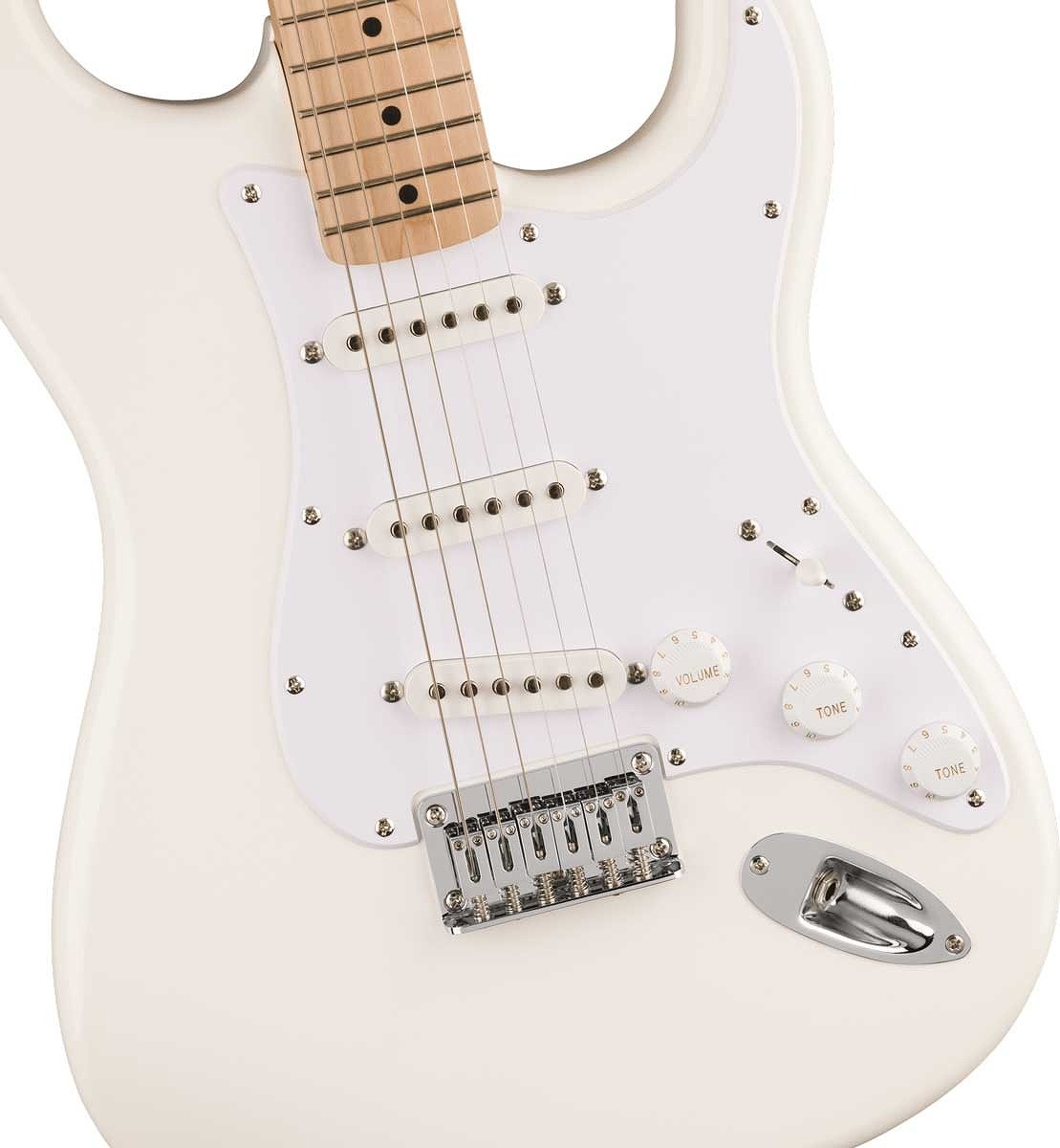 Squier by Fender / Sonic Stratocaster HT Maple Fingerboard White