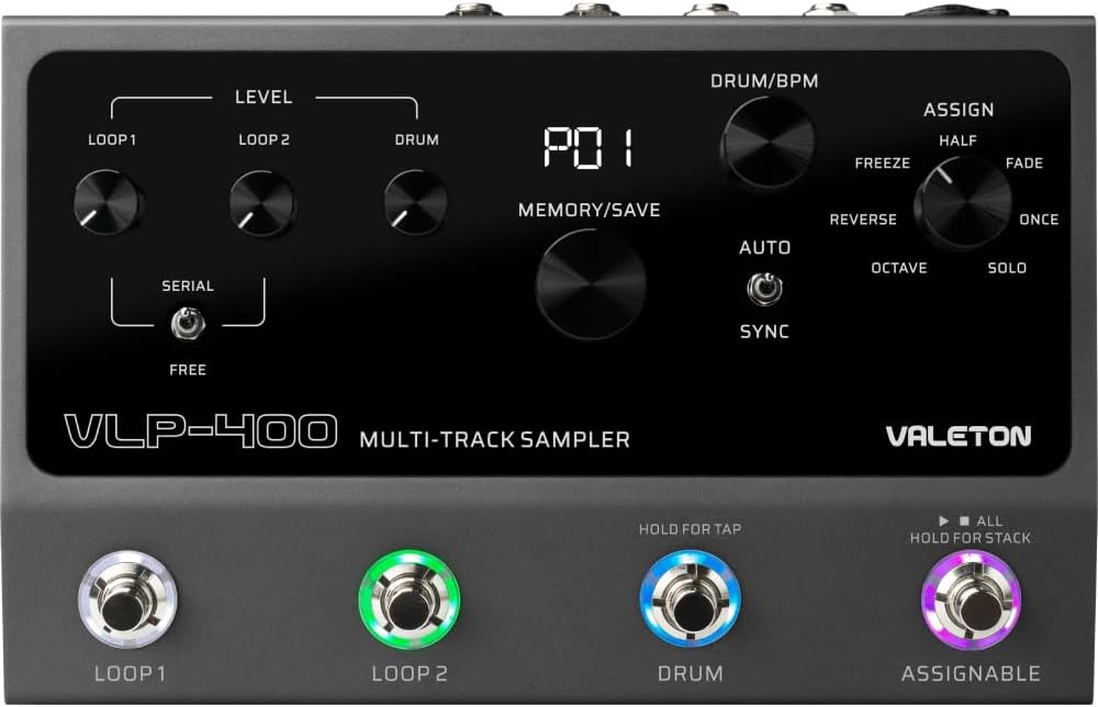 購入特典有り》Valeton / VLP-400 デュアルルーパー マルチトラック