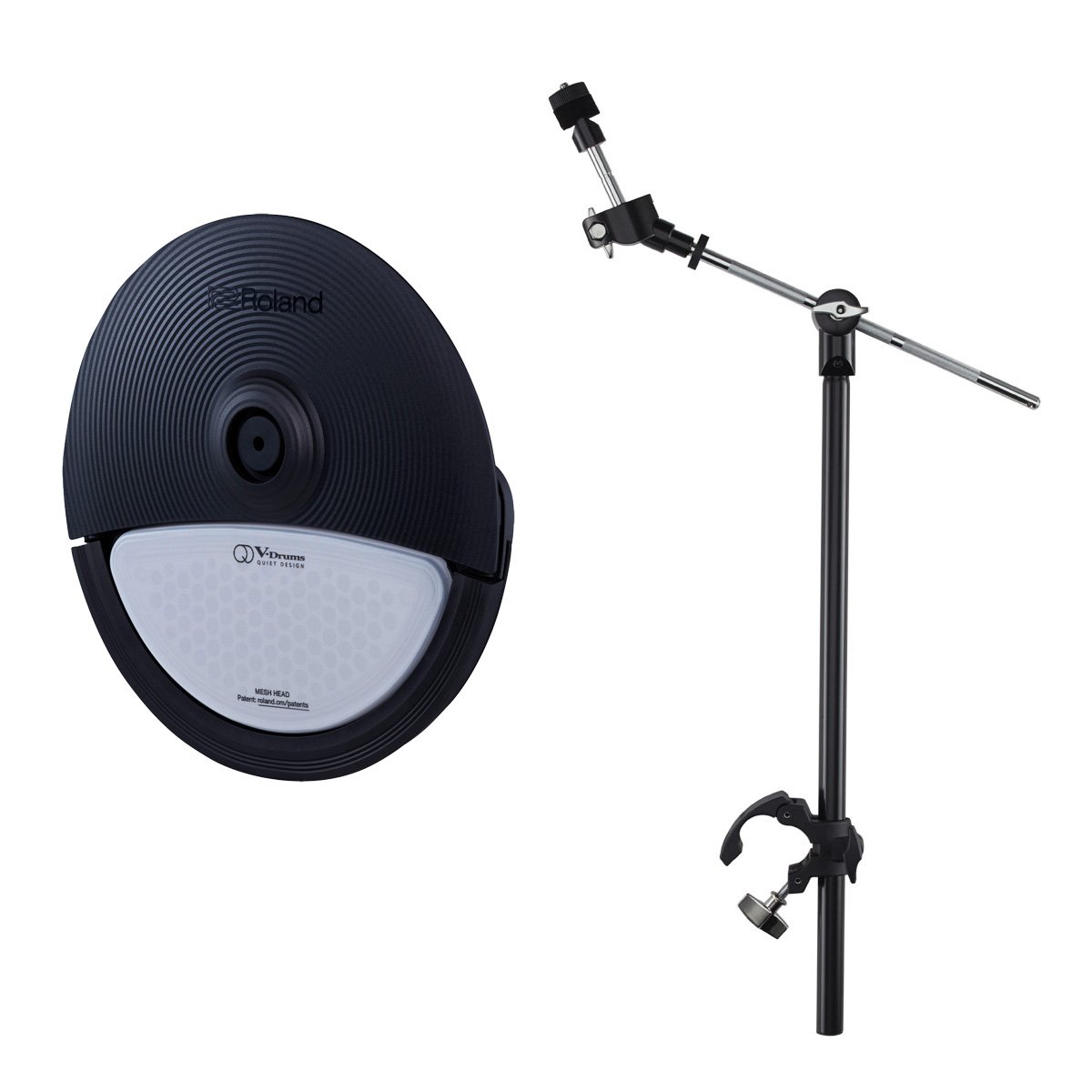 Roland / CYQ-12 クワイエットデザイン・シンバル・パッドとシンバル