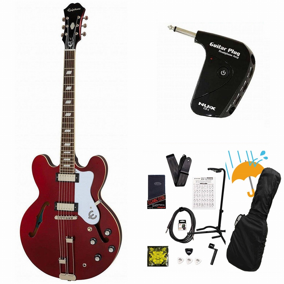 Epiphone Riviera セミアコ　エレキ Epiphone / Riviera Sparkling Burgundy (SBU) エレキギター セミアコ