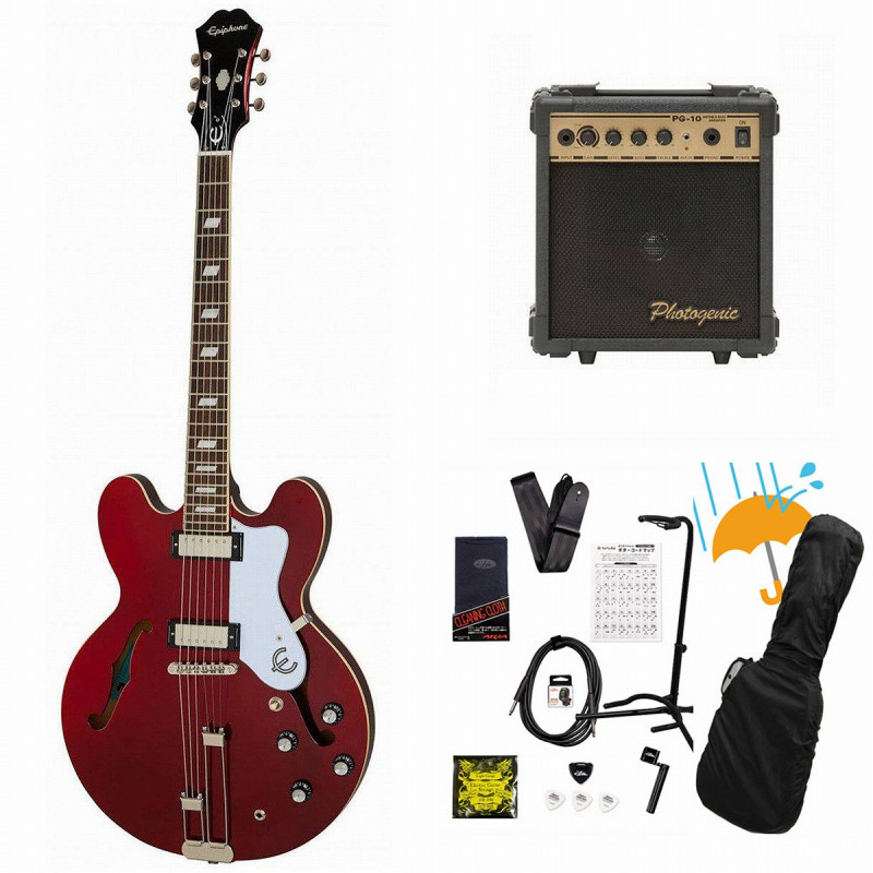 Epiphone / Riviera Sparkling Burgundy (SBU) エレキギター セミアコ