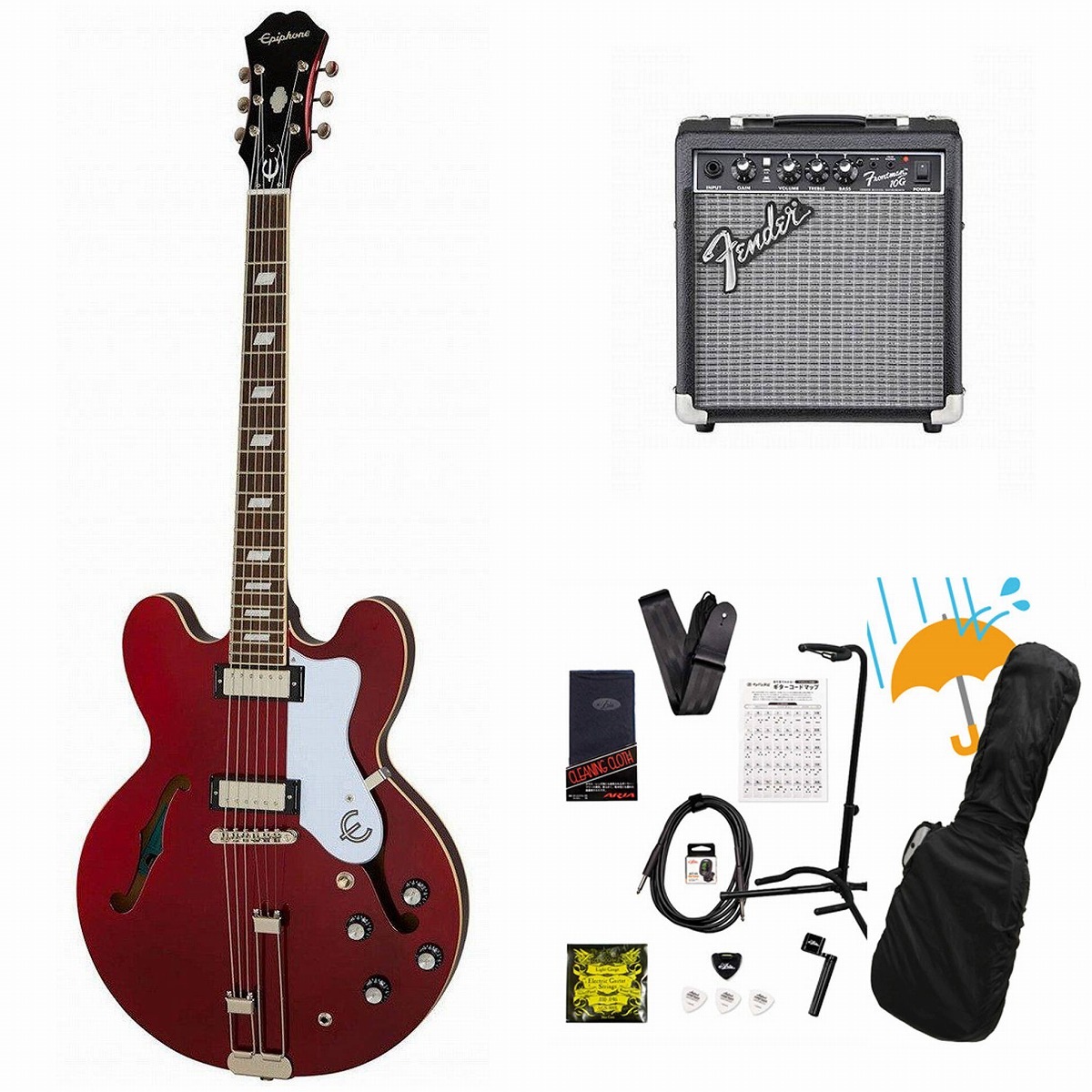Epiphone / Riviera Sparkling Burgundy (SBU) エレキギター セミアコ