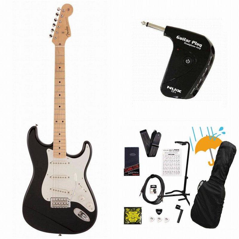 Fender / Made in Japan Traditional 50s Stratocaster Maple FB Black GP-1アンプ付属エレキギター初心者セットR