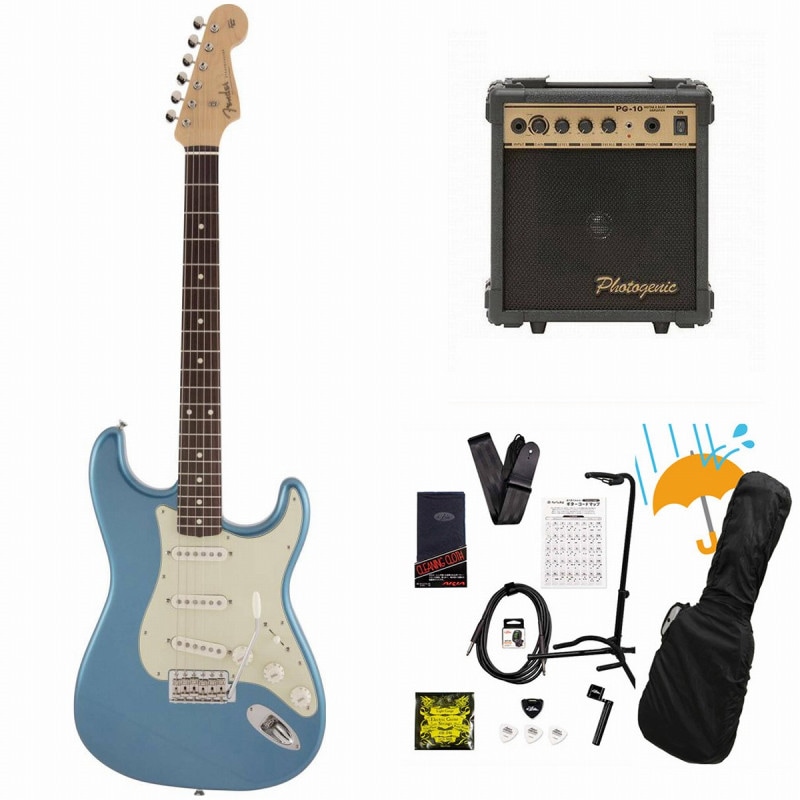 Fender / Made in Japan Traditional 60s Stratocaster Rosewood Fingerboard Lake Placid Blue PG-10アンプ付属エレキギター初心者セットR