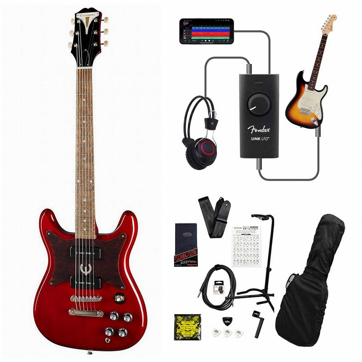 Epiphone / Wilshire P-90 Cherry (CH) 録音＆セッションで上達