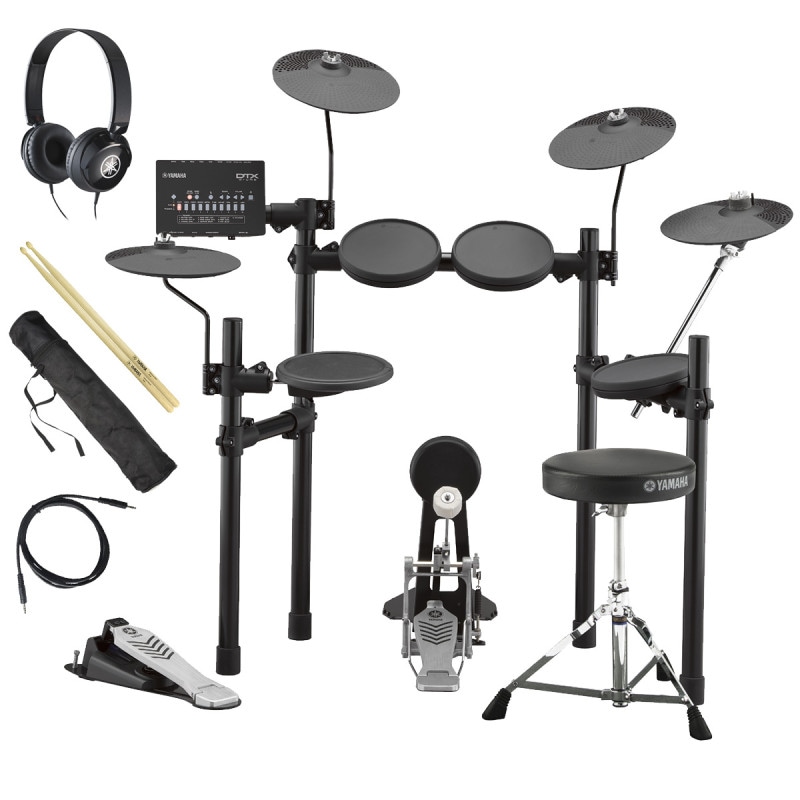 YAMAHA / DTX452KUPGS 電子ドラム ヤマハ純正ヘッドホンとスティックセット