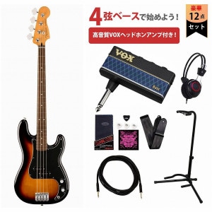 Fender / Player II Precision Bass Rosewood FB 3-Color Sunburst VOXヘッドホンアンプ3付属エレキベース初心者セットRの商品ページ