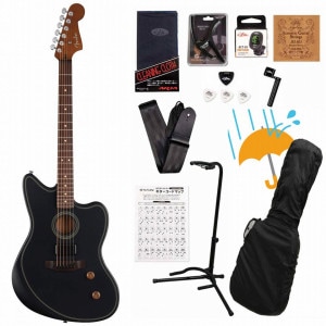 Fender アコースティックギター ブラック Fender / Acoustasonic Standard Jazzmaster Black フェンダーアコギ