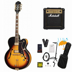 Epiphone / Broadway Vintage Sunburst ブロードウェイ Marshall MG10アンプ付属エレキギター初心者セットRの商品ページ