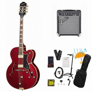 Epiphone / Broadway Wine Red ブロードウェイ Fender 10Wアンプ付属エレキギター初心者セットRの商品ページ