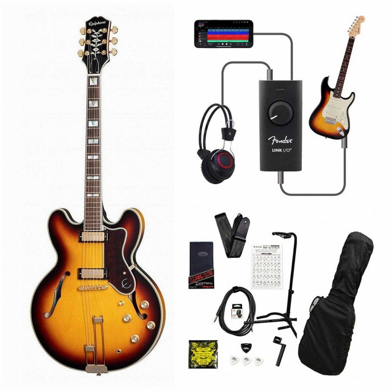 Epiphone / Sheraton with Frequensator Vintage Sunburst 録音