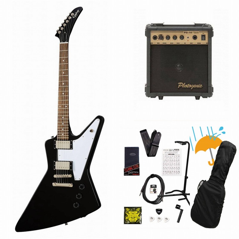 Epiphone / Inspired by Gibson Explorer Ebony エクスプローラー PG