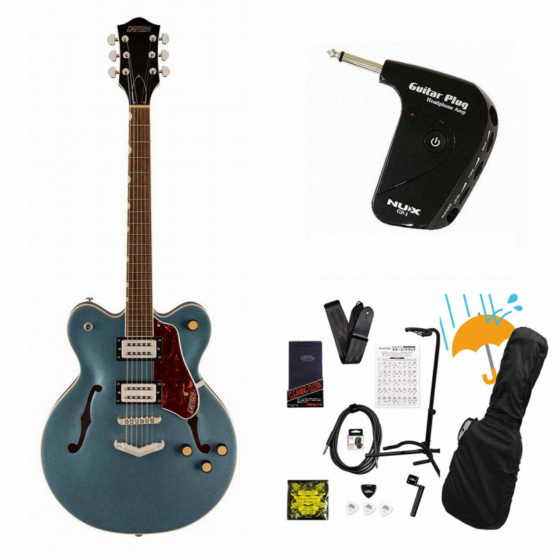 Gretsch/G2622 Streamliner CenterBlock DC withVStoptail Laurel FB Broad’Tron BT-3S PickupsGunmetal GP-1アンプ付属エレキギター初心者セットR