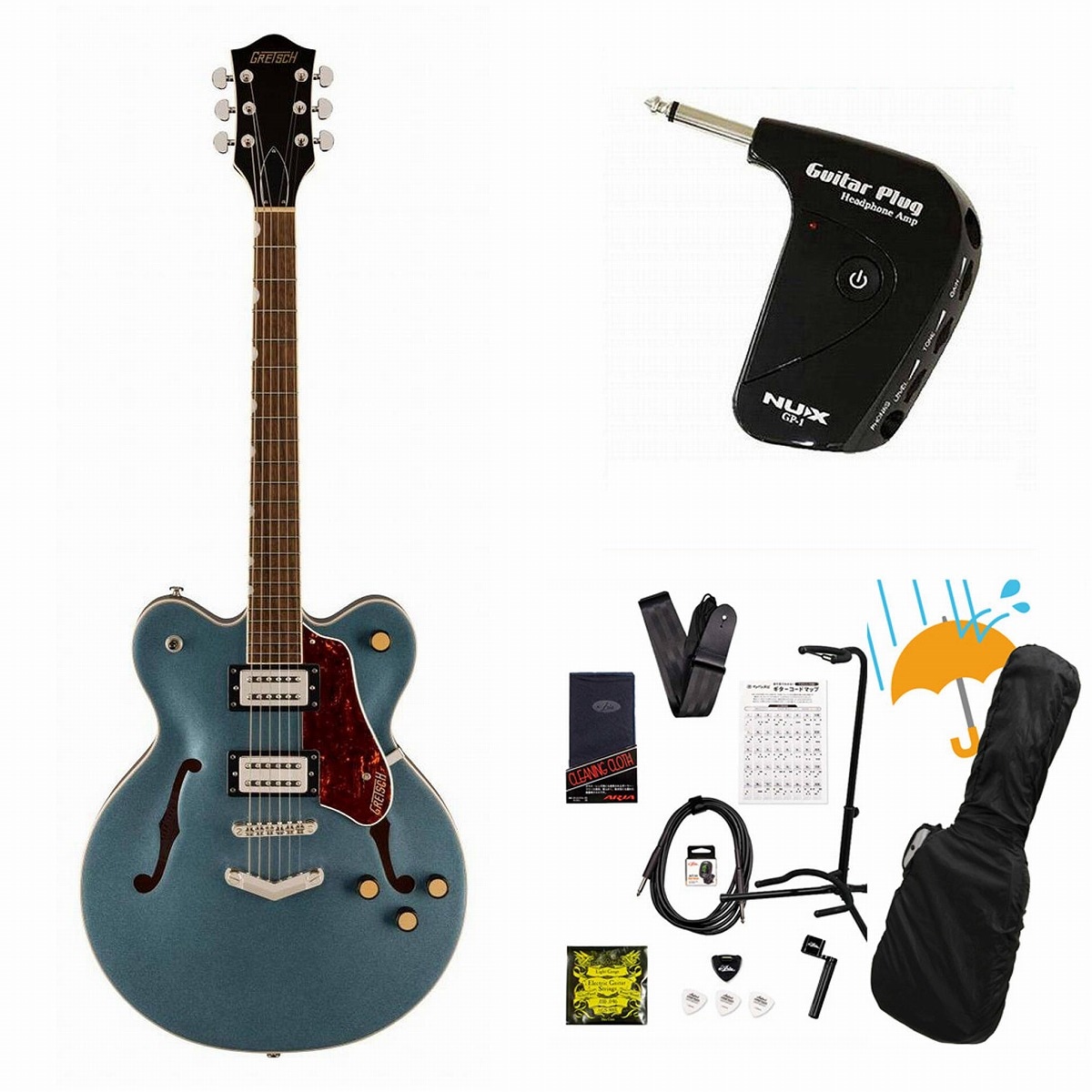 Gretsch/G2622 Streamliner CenterBlock DC withVStoptail Laurel FB 