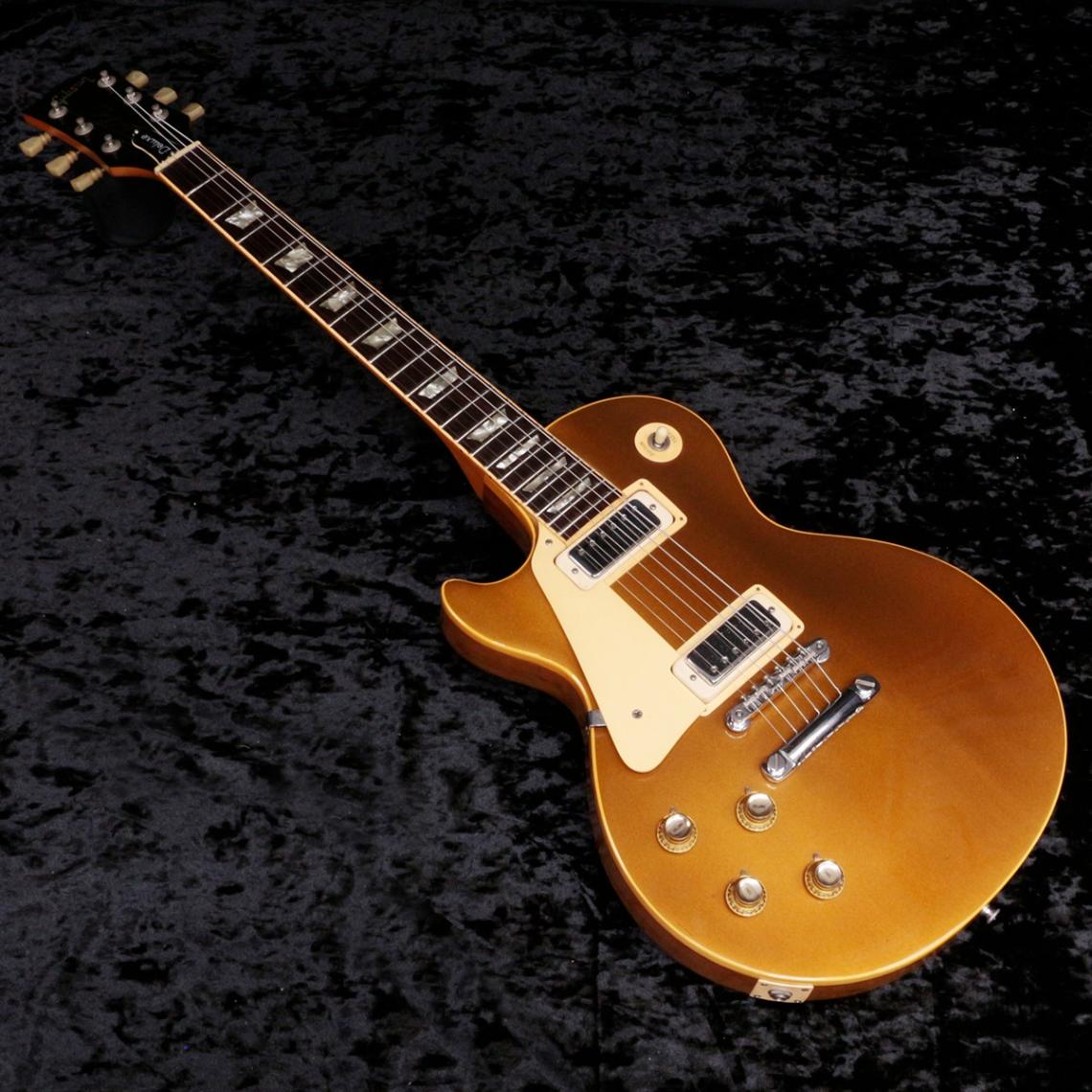 中古】GIBSON / Les Paul Deluxe 1974-1975 Lefty Gold Top【新宿店