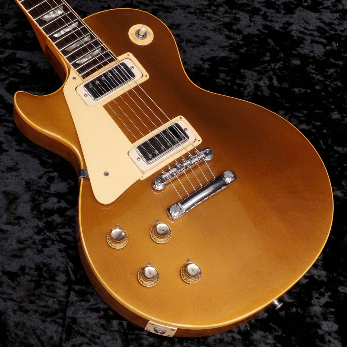 中古】GIBSON / Les Paul Deluxe 1974-1975 Lefty Gold Top 【新宿店