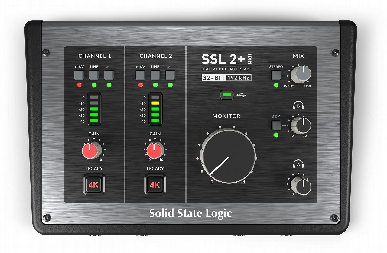 Solid State Logic ソリッドステートロジック SSL2+ Solid State Logic (SSL) ソリッドステートロジック / SSL2+ MkII USB