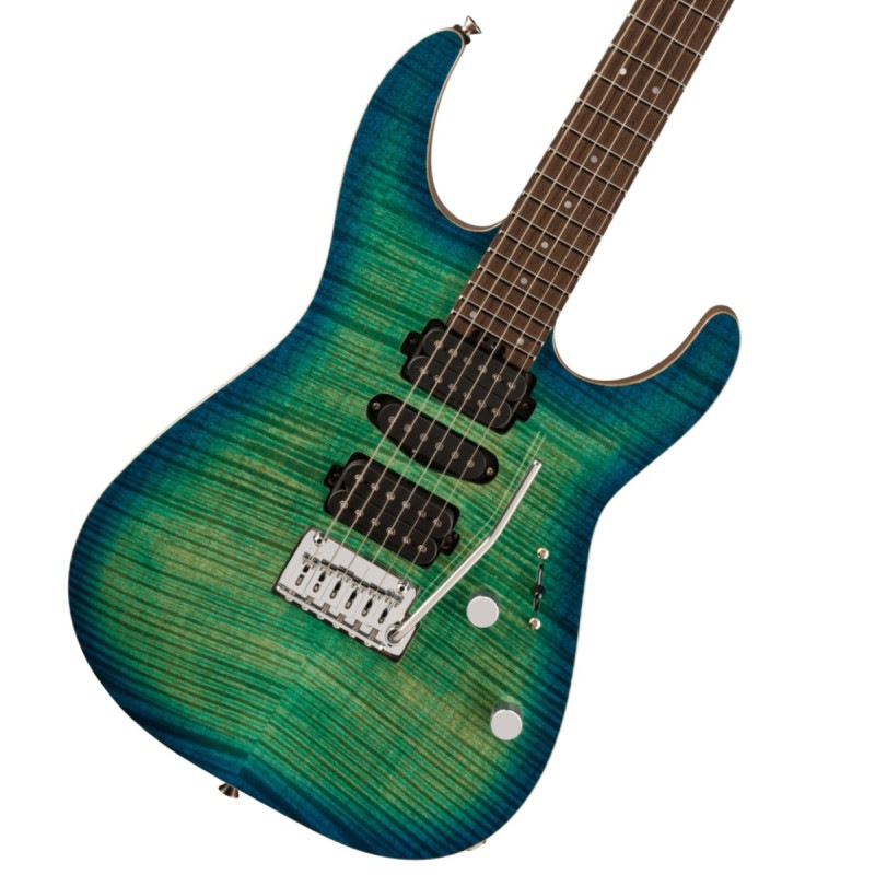 Charvel / MJ DK24 HSH 2PT W Mahogany with Flame Maple Wenge