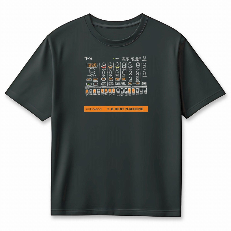 Roland ローランド / AIRA COMPACT T-8 Tシャツ 【Design B】《サイズ：L》(RT/T-8BL)