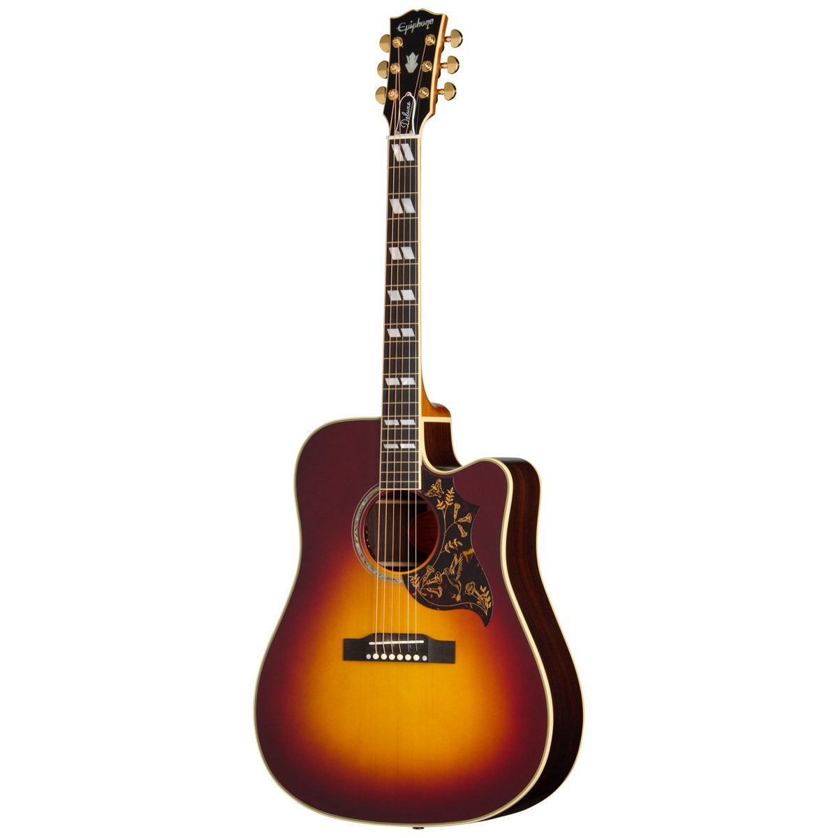 Epiphone / Inspired by Gibson Custom Hummingbird Deluxe EC Autumn