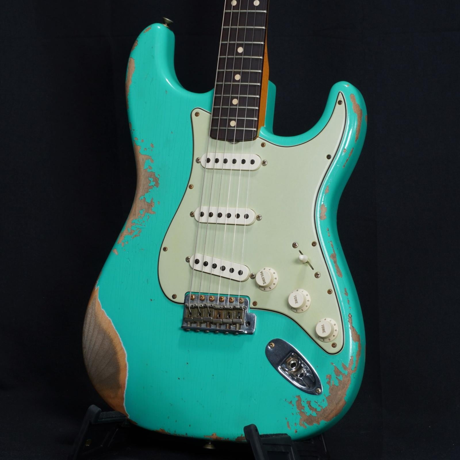 【中古】Fender Custom Shop / 1960 Stratocaster Heavy Relic Sea Foam Green -2022-【御茶ノ水FINEST_GUITARS】