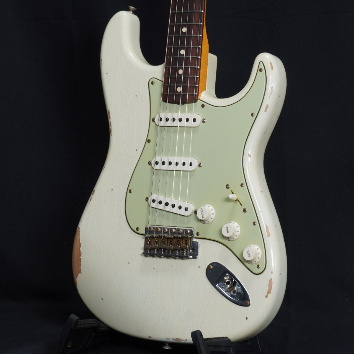 レア！ ストラトキャスター　Relic 美品 ！ 中古】Fender Custom Shop / 1962 Staratocaster Relic Aged Olympic